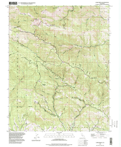 United States Geological Survey Loma Prieta, CA (1996, 24000-Scale) digital map
