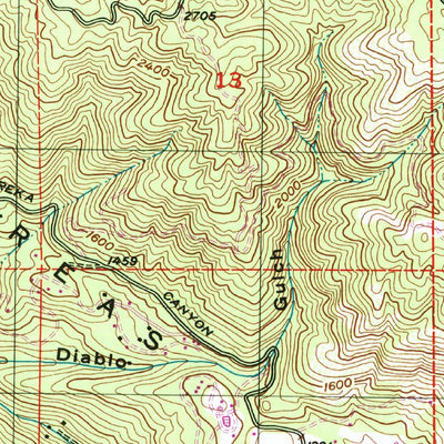United States Geological Survey Loma Prieta, CA (1996, 24000-Scale) digital map