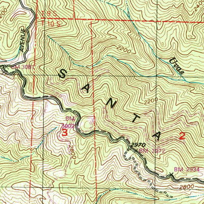 United States Geological Survey Loma Prieta, CA (1996, 24000-Scale) digital map