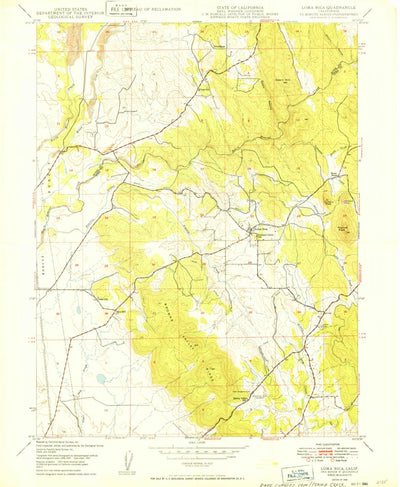 United States Geological Survey Loma Rica, CA (1949, 24000-Scale) digital map