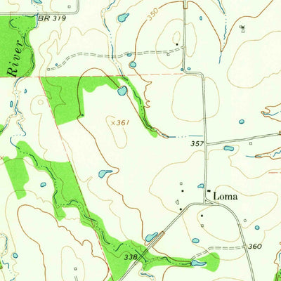 United States Geological Survey Loma, TX (1963, 24000-Scale) digital map