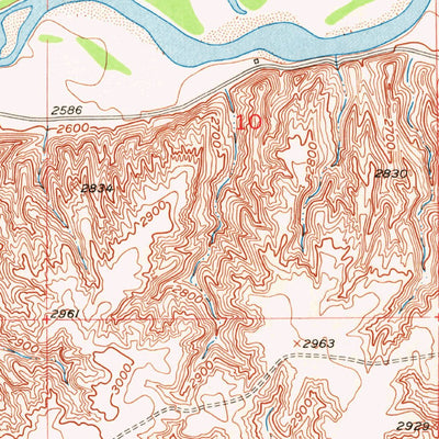 United States Geological Survey Loma West, MT (1953, 24000-Scale) digital map