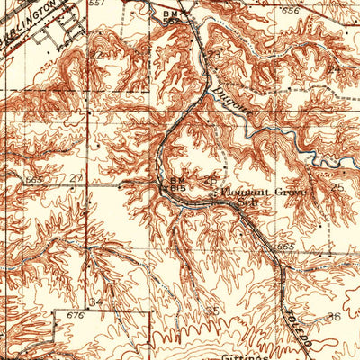 United States Geological Survey Lomax, IL-IA (1937, 62500-Scale) digital map