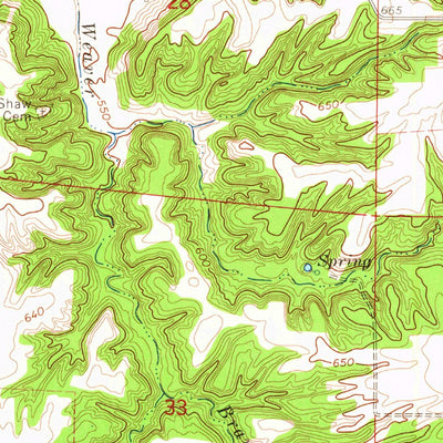 United States Geological Survey Lomax, IL-IA (1964, 24000-Scale) digital map
