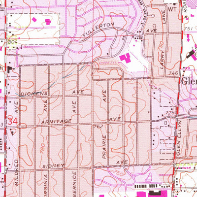 United States Geological Survey Lombard, IL (1962, 24000-Scale) digital map