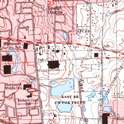 United States Geological Survey Lombard, IL (1998, 24000-Scale) digital map