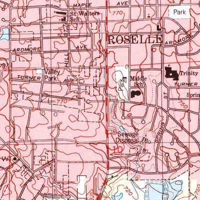 United States Geological Survey Lombard, IL (1998, 24000-Scale) digital map