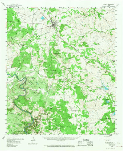 United States Geological Survey Lometa, TX (1959, 62500-Scale) digital map