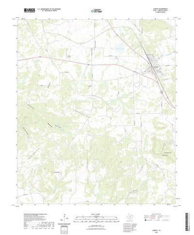 United States Geological Survey Lometa, TX (2022, 24000-Scale) digital map