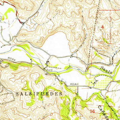 United States Geological Survey Lompoc, CA (1947, 62500-Scale) digital map