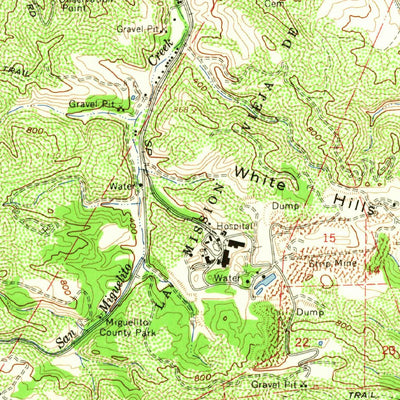 United States Geological Survey Lompoc, CA (1959, 62500-Scale) digital map