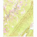 United States Geological Survey Lonaconing, MD-WV (1950, 24000-Scale) digital map