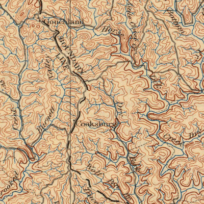United States Geological Survey London, KY (1897, 125000-Scale) digital map