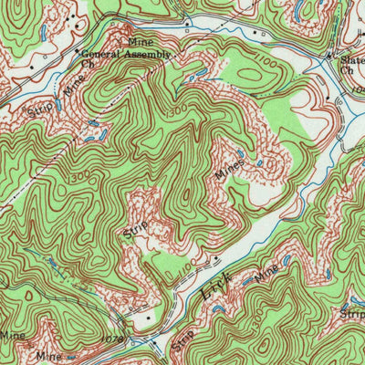 United States Geological Survey London, KY (1969, 24000-Scale) digital map