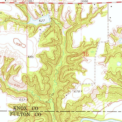 United States Geological Survey London Mills, IL (1974, 24000-Scale) digital map
