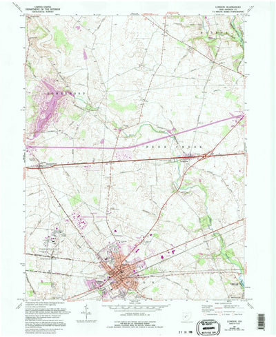 United States Geological Survey London, OH (1961, 24000-Scale) digital map