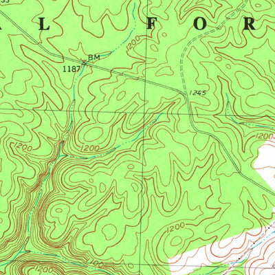 United States Geological Survey London SW, KY (1979, 24000-Scale) digital map