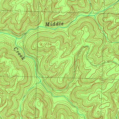 United States Geological Survey London SW, KY (1979, 24000-Scale) digital map