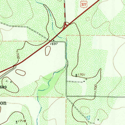 United States Geological Survey London, TX (1968, 24000-Scale) digital map