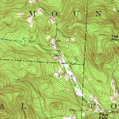 United States Geological Survey Londonderry, VT (1957, 62500-Scale) digital map