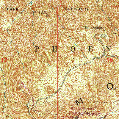 United States Geological Survey Lone Butte, AZ (1952, 24000-Scale) digital map