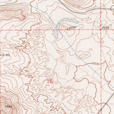United States Geological Survey Lone Butte, CA (1973, 24000-Scale) digital map