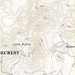 United States Geological Survey Lone Butte, CA (2021, 24000-Scale) digital map