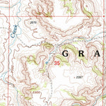 United States Geological Survey Lone Butte NE, ND (1997, 24000-Scale) digital map