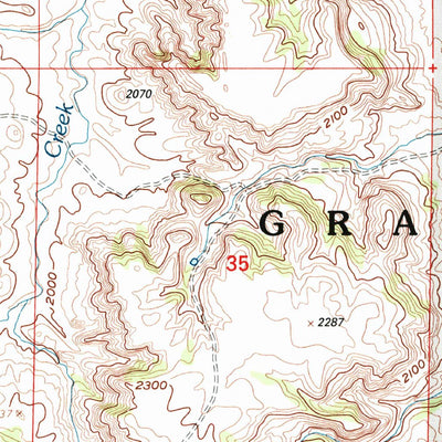 United States Geological Survey Lone Butte NE, ND (1997, 24000-Scale) digital map