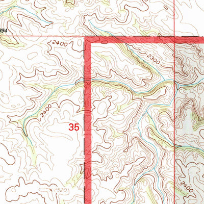 United States Geological Survey Lone Butte NW, ND (1997, 24000-Scale) digital map