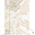 United States Geological Survey Lone Butte SE, ND (1997, 24000-Scale) digital map