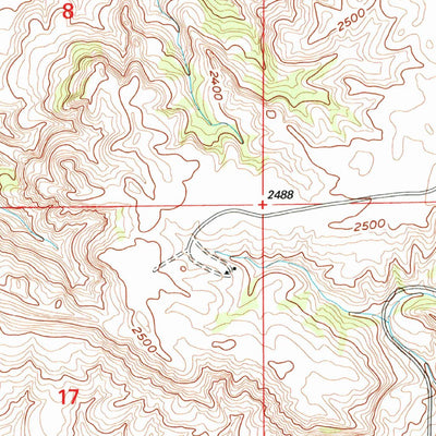 United States Geological Survey Lone Butte SE, ND (1997, 24000-Scale) digital map