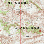 United States Geological Survey Lone Butte SE, ND (1997, 24000-Scale) digital map
