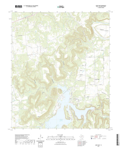 United States Geological Survey Lone Camp, TX (2022, 24000-Scale) digital map