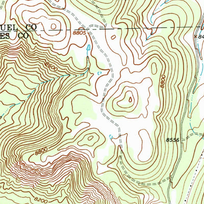 United States Geological Survey Lone Cone, CO (1964, 24000-Scale) digital map