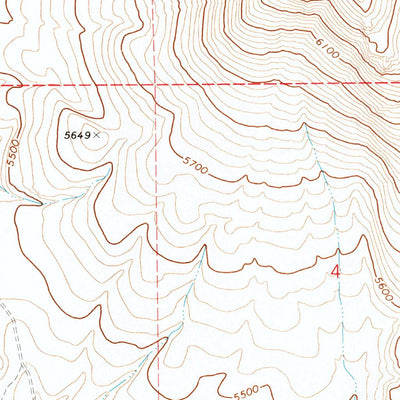 United States Geological Survey Lone Grave Butte, OR (1971, 24000-Scale) digital map
