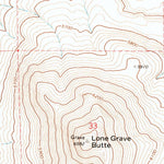 United States Geological Survey Lone Grave Butte, OR (1971, 24000-Scale) digital map