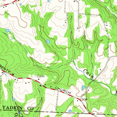 United States Geological Survey Lone Hickory, NC (1966, 24000-Scale) digital map