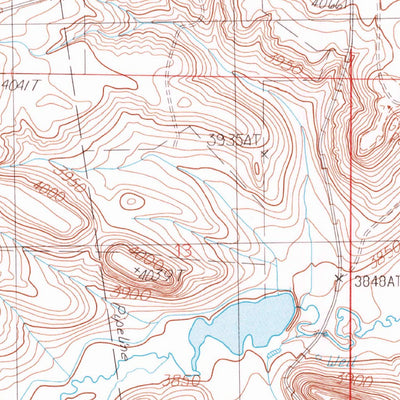 United States Geological Survey Lone Man Coulee East, MT (1985, 24000-Scale) digital map