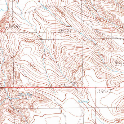 United States Geological Survey Lone Man Coulee East, MT (1985, 24000-Scale) digital map