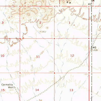 United States Geological Survey Lone Mountain, AZ (1961, 62500-Scale) digital map