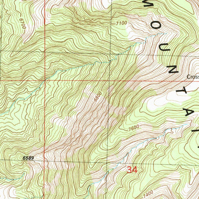 United States Geological Survey Lone Mountain, CO (1986, 24000-Scale) digital map