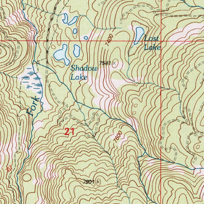 United States Geological Survey Lone Mountain, MT (1997, 24000-Scale) digital map
