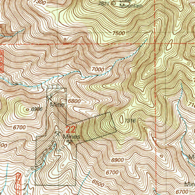 United States Geological Survey Lone Mountain, NM (2004, 24000-Scale) digital map