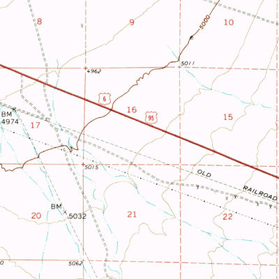 United States Geological Survey Lone Mountain, NV (1961, 62500-Scale) digital map