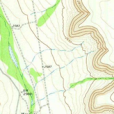 United States Geological Survey Lone Mountain, TX (1970, 24000-Scale) digital map