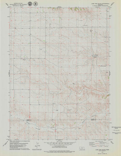 United States Geological Survey Lone Pine Butte, NE (1979, 24000-Scale) digital map