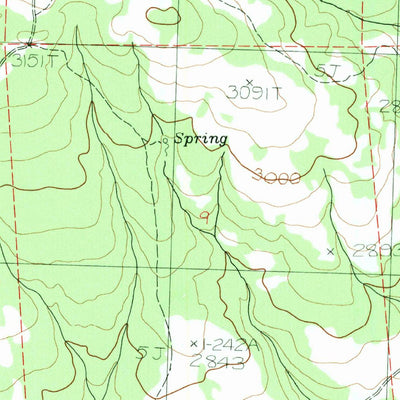 United States Geological Survey Lone Pine Butte, WA (1983, 24000-Scale) digital map