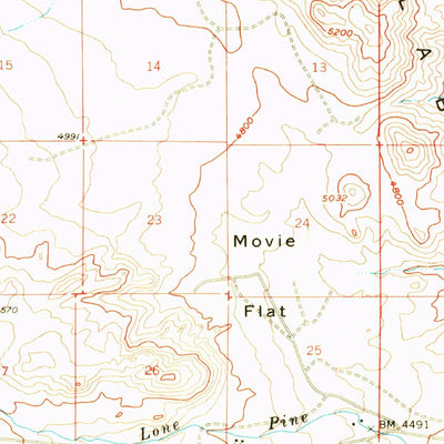 United States Geological Survey Lone Pine, CA (1958, 62500-Scale) digital map