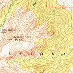 United States Geological Survey Lone Pine, CA (1958, 62500-Scale) digital map